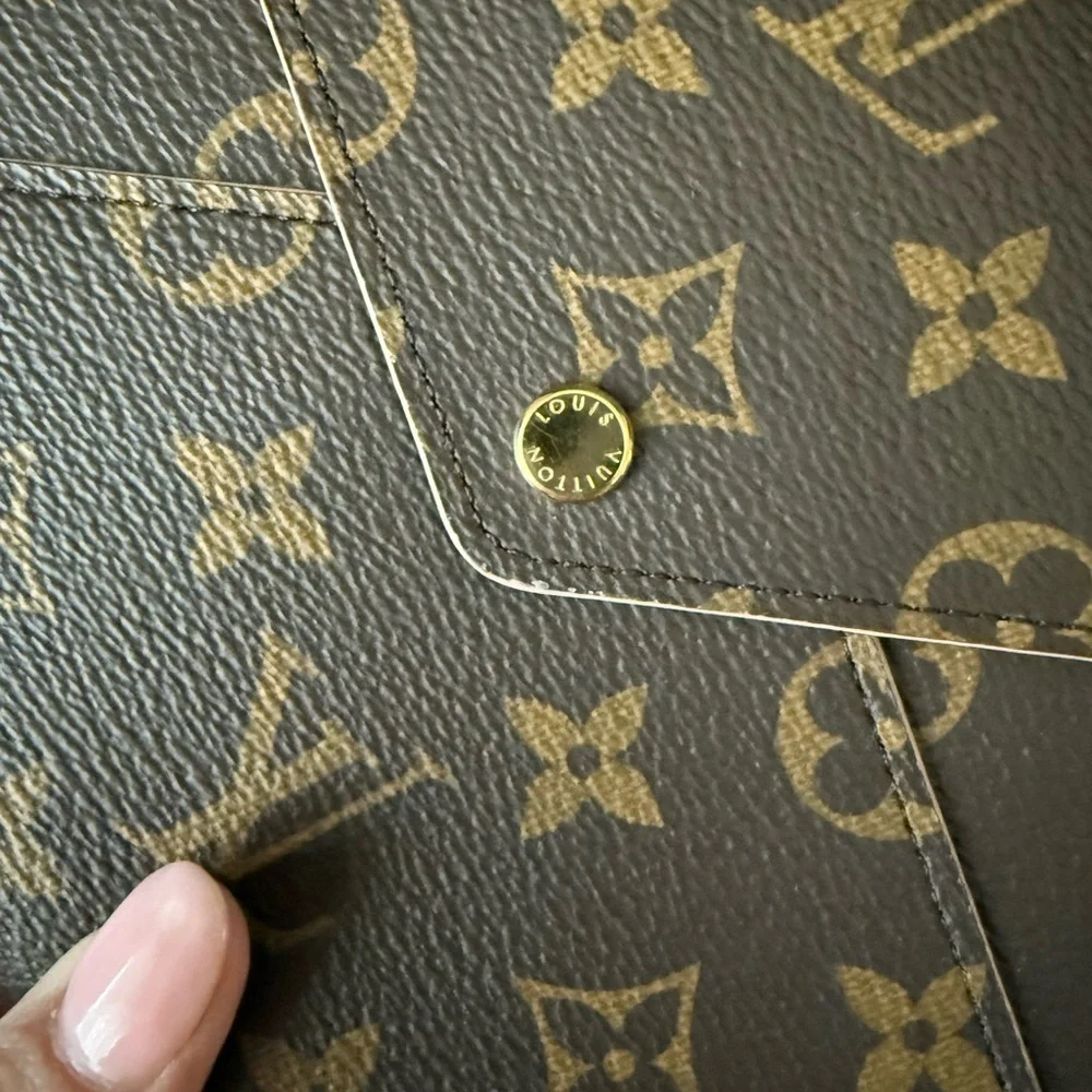 Louis Vuitton Monogram Canvas Large Kirigami Envelope Clutch Authentic - Picture 3 of 6